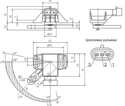 Габаритный чертеж