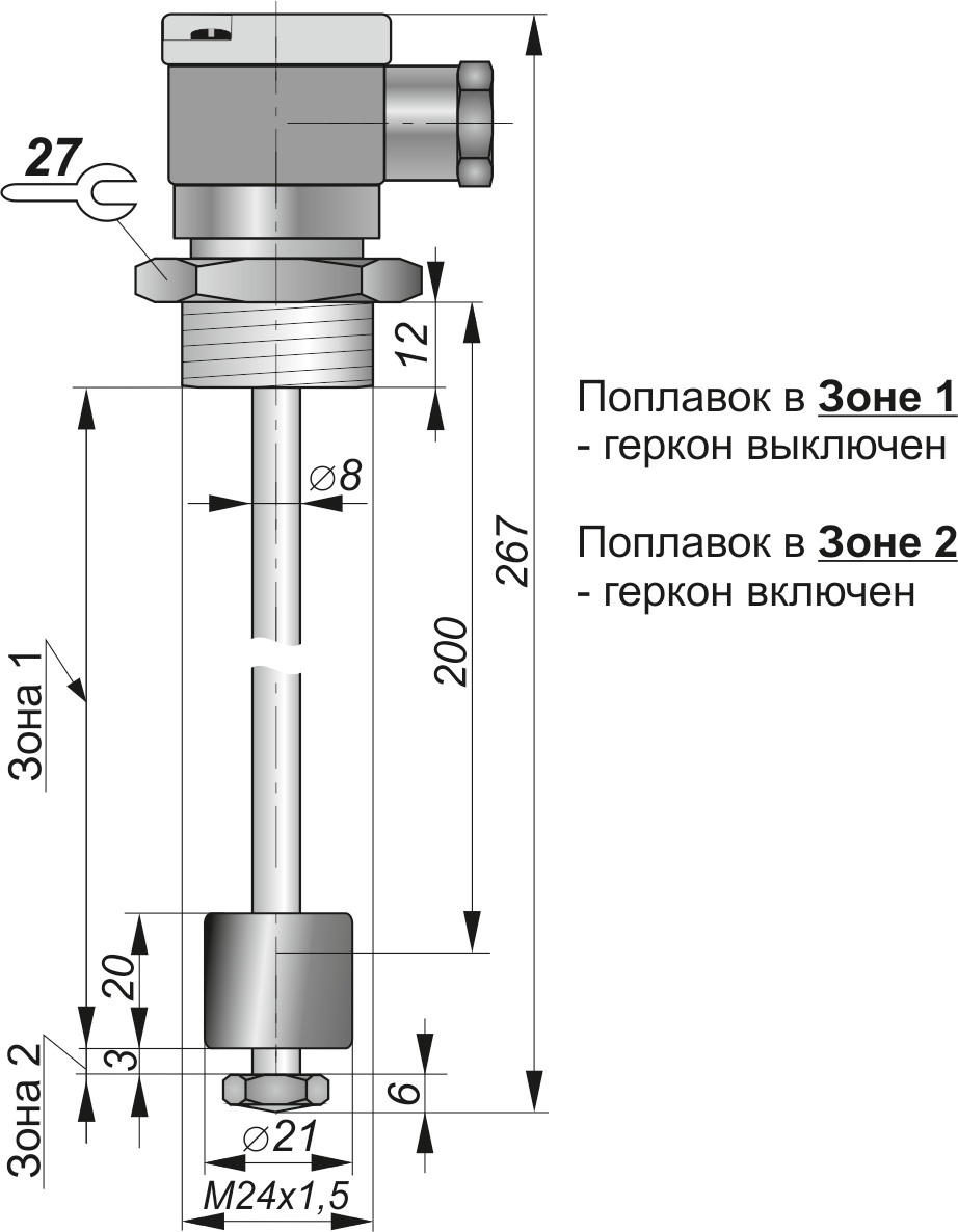 Габаритный чертеж