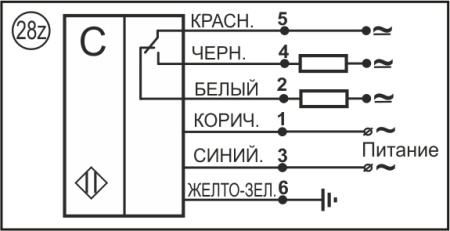 Бесконтактный емкостный датчик SEG07-NO/NC-ACR-Z-KT-L-TRAB30(Л63,НКУ,рег.задержка вкл/выкл.до 30сек, Lкорп=100мм)