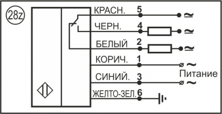 Датчик бесконтактный индуктивный И27-NO/NC-ACR-Z(Л63)